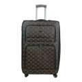 Trolley 1-Piece Travel Luggage Spinner - Fabric- Brown 22"