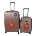 Smte -2 Piece Hard Outer Shell Luggage Set -Pink