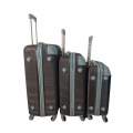 Smte-3 Piece Hard Outer Shell Luggage Set-Brown
