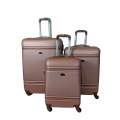 Smte-3 Piece Hard Outer Shell Luggage Set-Pink