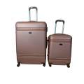 Smte-2 Piece Hard Outer Shell Luggage Set-Pink