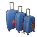 Smte -360 Degree Quad Wheel Luggage With Smte Bag tag - 3 Piece-Baby blue