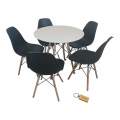 Smte-Black Chair with Black table withSmte Keychain-Set With 5