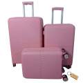 Elite - S-Type - S1 3piece Carry: Your Ultimate Portable Suitcase Solution-Pink