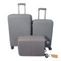 Elite - S-Type - S1 3piece Carry: Your Ultimate Portable Suitcase Solution-Coin Grey