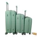 Elite - S-Type - S1 3piece Carry: Your Ultimate Portable Suitcase Solution-Light Green