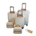 Mooi Suitcase: Travel in Style with Durability and Elegance + SMTE Keyring-White