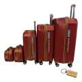 Mooi Suitcase: Travel in Style with Durability and Elegance + SMTE Keyring-Red