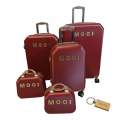 Mooi Suitcase: Travel in Style with Durability and Elegance + SMTE Keyring-Red