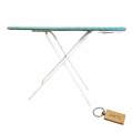 ProBoard Deluxe: Premium Ironing Board for Effortless Wrinkle Removal -Blue