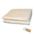 Premium Plane Bedspread: Elevate Your Bedroom with Timeless+SMTE Keyring-Cream White