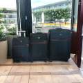 G4 Premium 3-Piece Suitcase Set: Black+ Smte Keyring