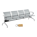 Modern and Metal Four Seater Waiting Area Reception Chairs +Smte keyring