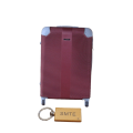 1 Piece Hard Outer Shell Luggage 23" +Smte Keyring-Red