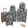 6-Piece Suitcase Set for Stylish and Seamless Travel-Paris+SMTE Keyring