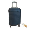Durable Elegance: 1-Piece ABS Suitcasel Large 75Cm+Smte keyring-Dark Blue