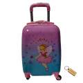 SMTE -Quality Kiddies Cartoons Hand Luggage/ Suitcase for Kids- X9-Princess
