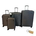 Travel in Style: 4-Piece Suitcase Set +Smte Keyring-Grey