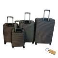 Travel in Style: 4-Piece Suitcase Set +Smte Keyring-Grey