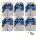 Quality paper towel-kitchen towel-12Rolls - 50 sheet with SMTE Keychain