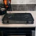 Efficient 2-Plate Gas Stove: Upgrade Your Kitchen Today-Black+Smte Keyring