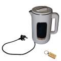 Efficiency Meets Style: 1.8L Electric Kettle sk-A1-White +Smte Keyring