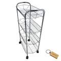 The Ultimate Kitchen Trolley for Organized Culinary GBT-004+Smte keyring