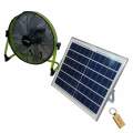 Stay Cool Anywhere: 14-inch Solar Rechargeable Fan-Ft64 sk-b1+Smte Keyring