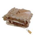 Wrapped in Warmth: The Tale of Charlie's Blankets-Charlie+Smte Keyring- Brown