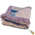 Wrapped in Warmth: The Tale of Charlie's Blankets-Charlie+Smte Keyring-Purple