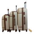 Elite Traveler: Premium Bullet Luggage Collection +Smte Keyring-Cream