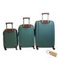 Elite Traveler: Premium Bullet Luggage Collection +Smte Keyring- Green