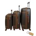 Elite Traveler: Premium Bullet Luggage Collection +Smte Keyring-Black