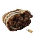Double Comfort: 2-Ply Blanket Collection -B18+Smte keyring- Brown