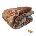 Double Comfort: 2-Ply Blanket Collection -B18+Smte keyring-Light Brown