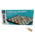 Snakes and ladders magnetic board game +smte keyring