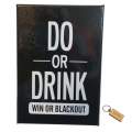 Do Or Drink: win or blackout board game +Smte keyring