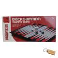 Back Gammon : Magnetic board game +Smte Keyring