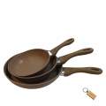 The Granite Fry Pan  The Ultimate Culinary Companion +Smte Keyring-  Brown
