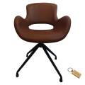 Reather Dining Chair: Comfort for Your Dining Experience+Smte Keyring-Light Brown
