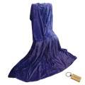 Compact Travel Fleece Blankets 180 x210cm +Smte Keyring-Purple
