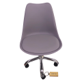 Smte-  Plastic Dining Chair C8-DC2032-48-Grey + Keyring pack of 4