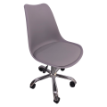 Smte-  Plastic Dining Chair C8-DC2032-48-Grey + Keyring Set of 3