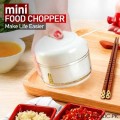 Manual Food Chopper - Mini Hand Pull Food Processor Mincer Garlic Vegetable