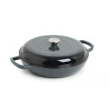 George Mason - 3.5L Cast Iron Casserole - Charcoal Ombre (New, packaging damaged)