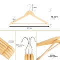 Anchor 20 Premium A Grade Wooden Non-Slip Hangers Hanging Coat Clothes