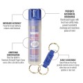Sabre Key Case Pepper Spray with Quick Release Key Ring