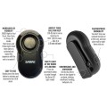 Sabre Black Personal Alarm with Clip & LED Light