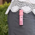 Sabre Pink Compact Pepper Spray with Clip