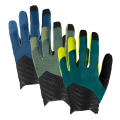 First Ascent Traverse Cycling Glove Black - L | Blue Depth/Lumo Yellow